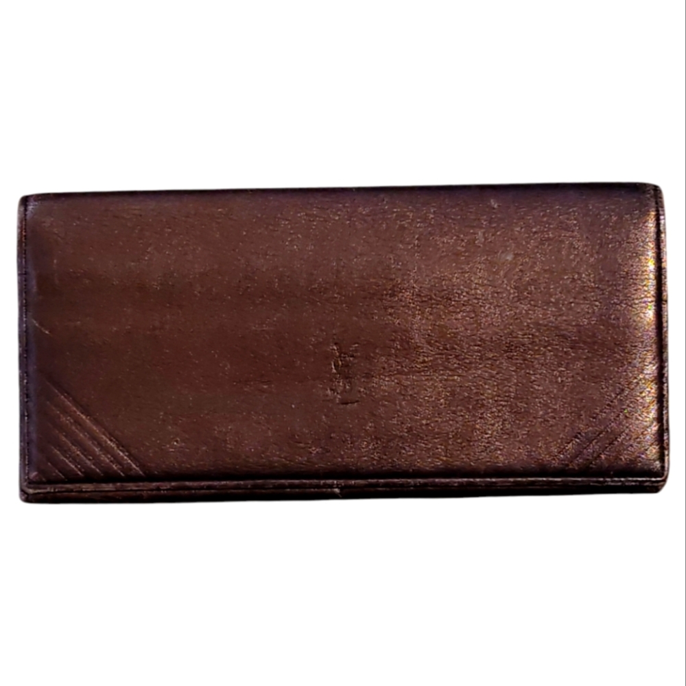 Yves Saint Laurent Black Key and Card Holder